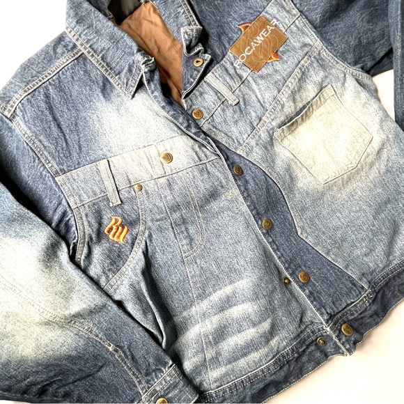 Rocawear denim jacket - size M 10-12 - Picture 7 of 11
